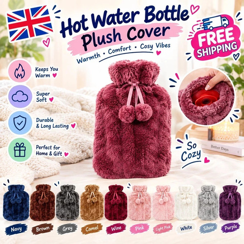 Hot water bag plush cover - plush,
