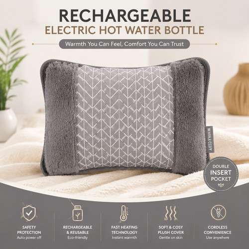 Electric hot water bottle - water,